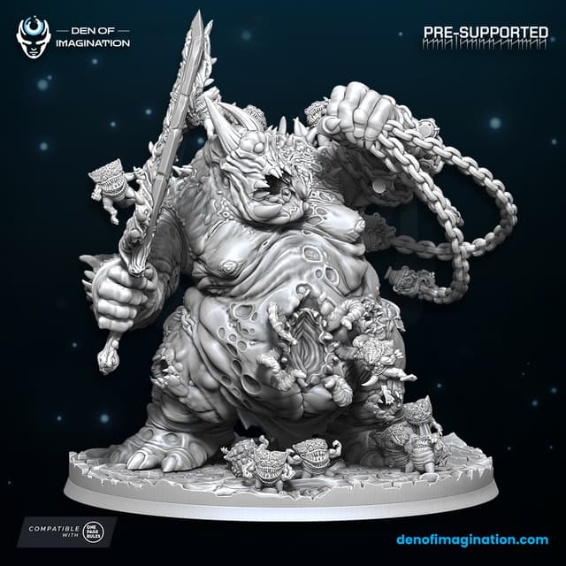 Chaos Plague - Great Plague Demon Multipart Set