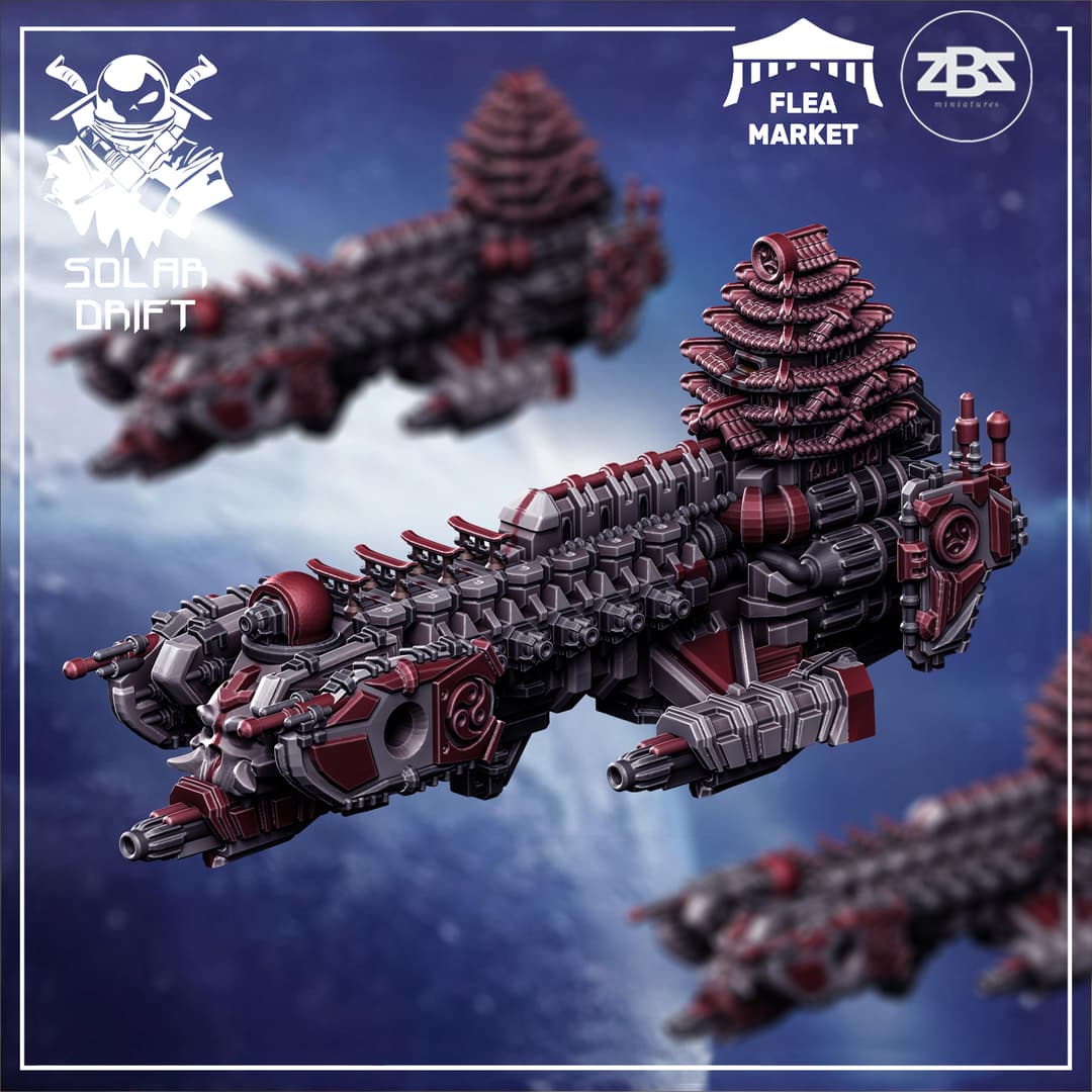 Manzu Ama Battlecruiser (Solar Drift)