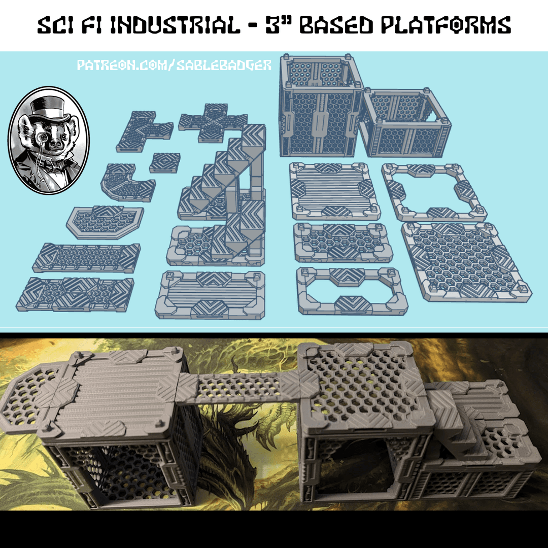 Sci Fi - Platforms and Catwlaks - Industrial