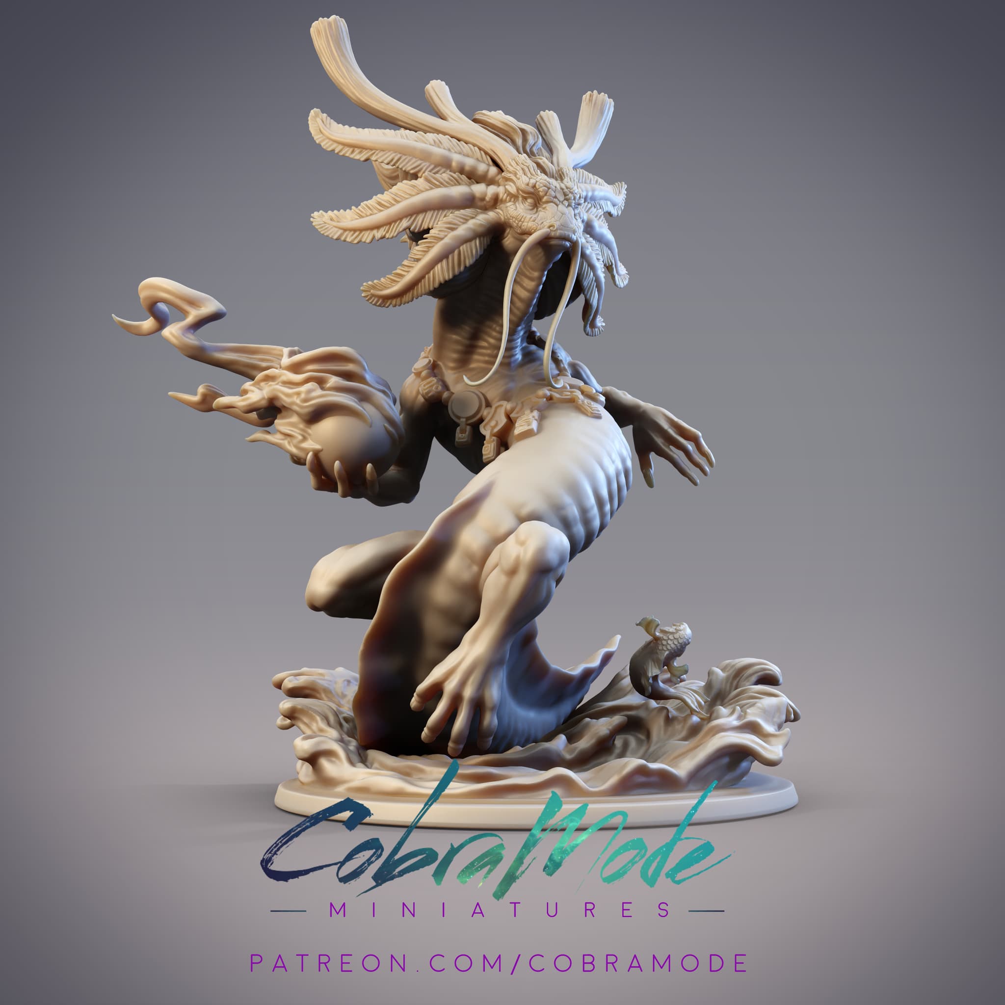 Norinaga, Ryujin Axolotl Dragon (Pre-Supported)