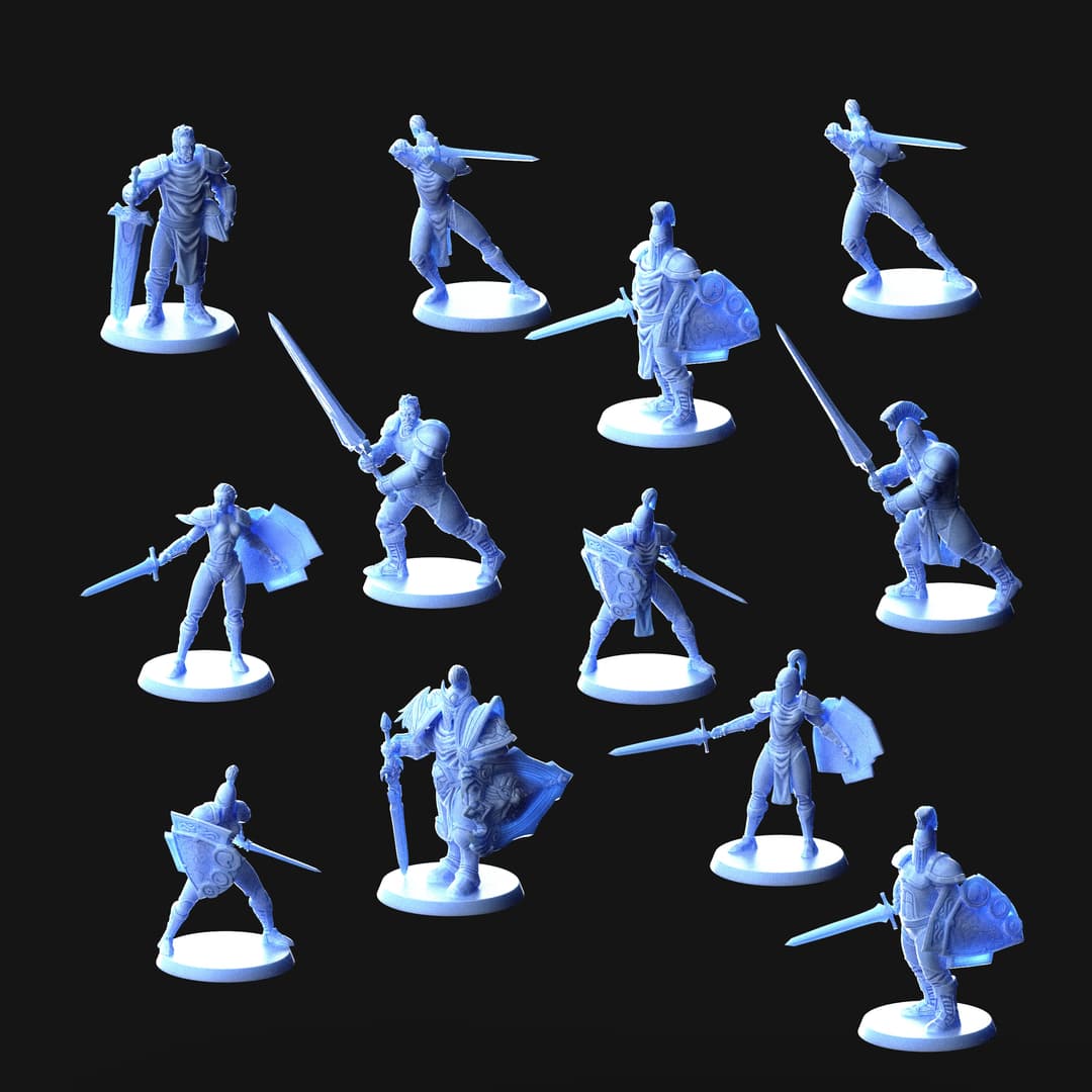 Bundle of 13 Differents soldiers