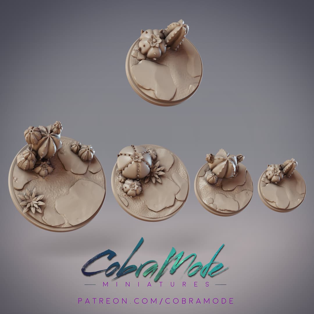 Cactus Base Pack (4pcs)