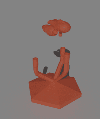 Space Combat Bomber Class Trillian Spaceship and Flight Stand STL – Printable Starfighter Miniature for Sci-Fi Tabletop Wargames