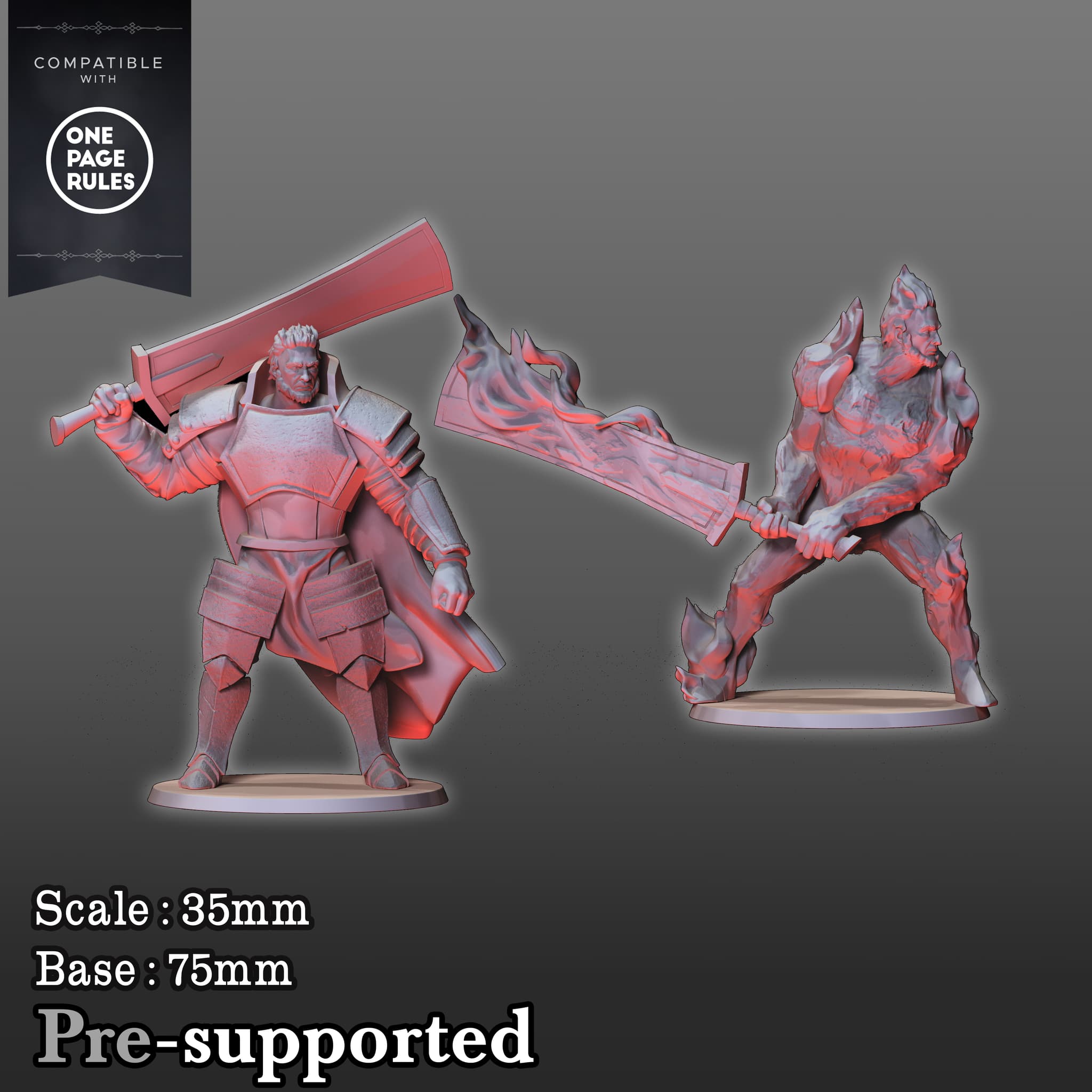 Fire Giant , Steelbeard Clan , 2 Miniatures