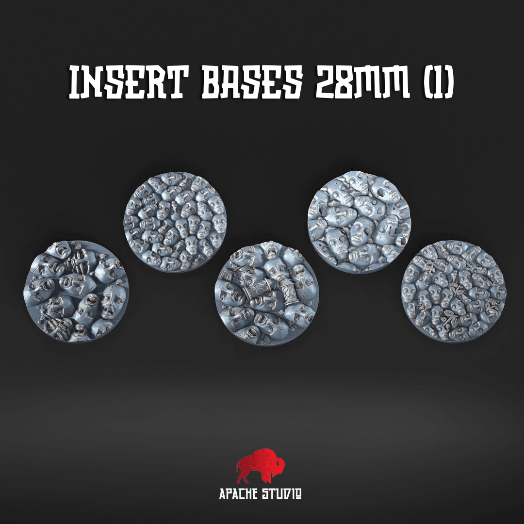Kingdom Death Base Inserts (17) 28MM 
