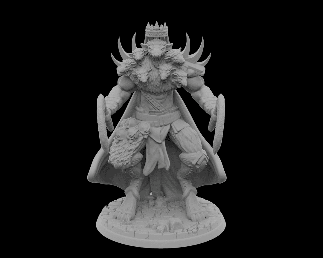 Ratfolk - Rat King - V2 - DnD - by STF_CSC