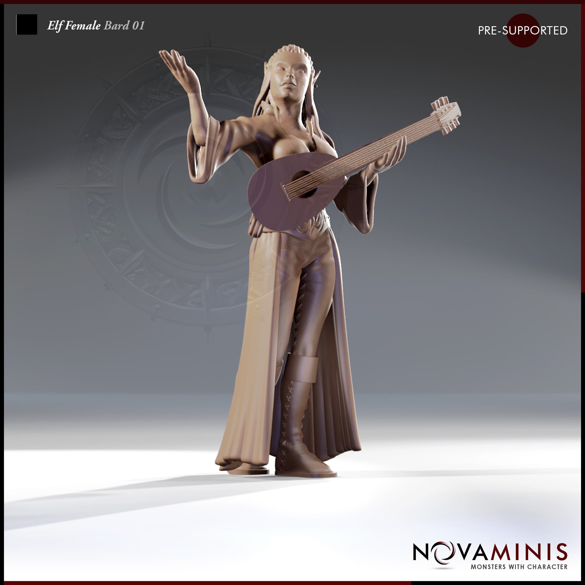 Elf Female Bard 01