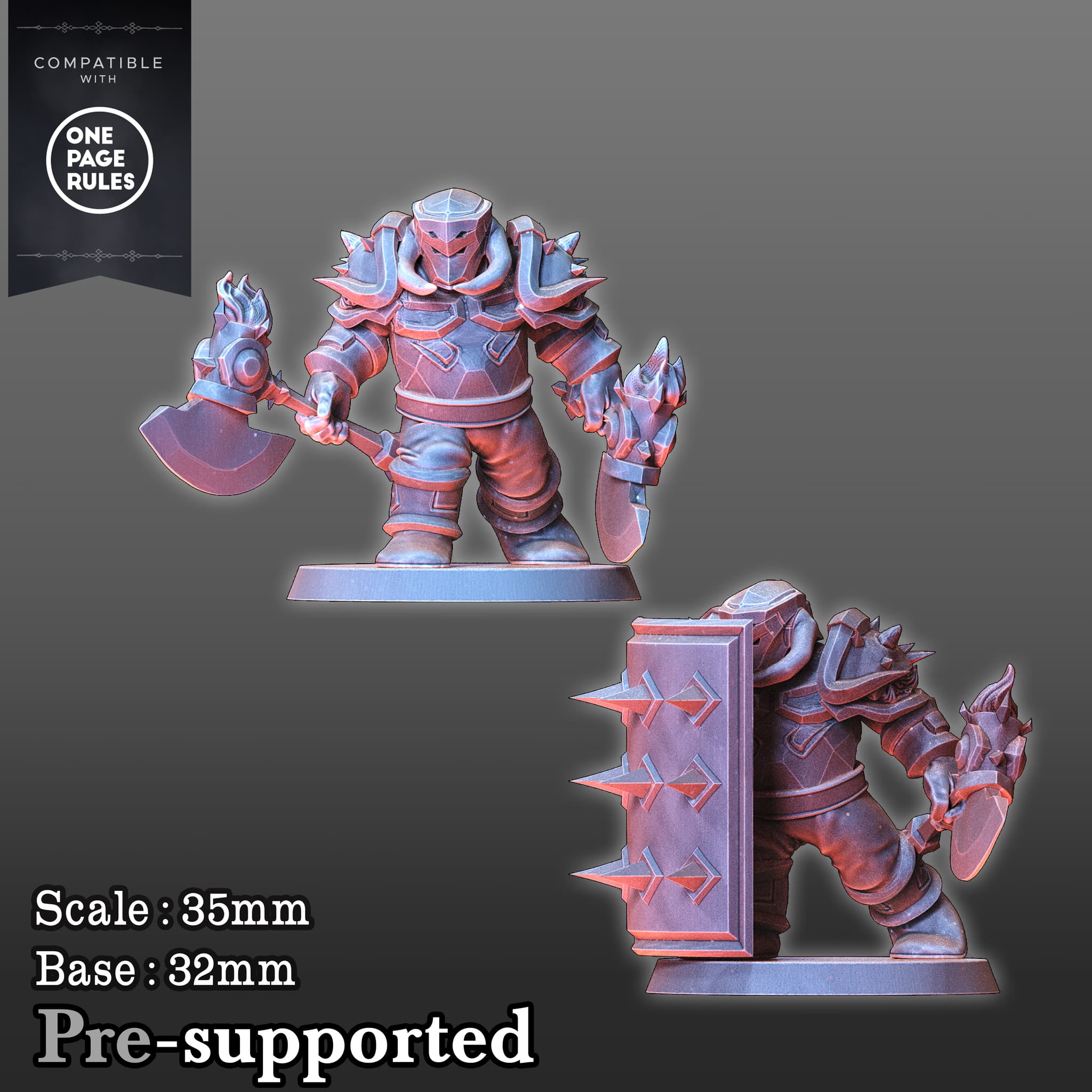 Dwarf Belisarius 2 miniatures
