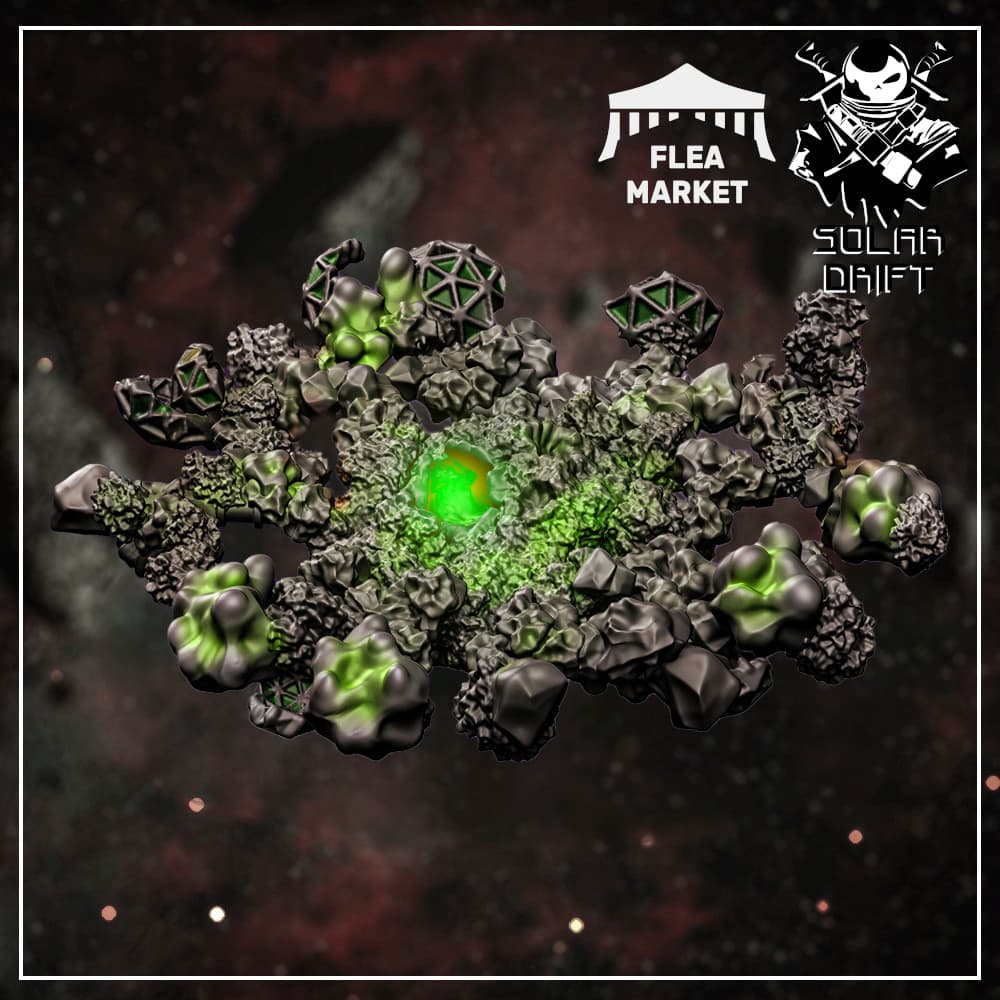 Asteroid Debris Field 120mm (Flesh and Metal - Solar Drift)