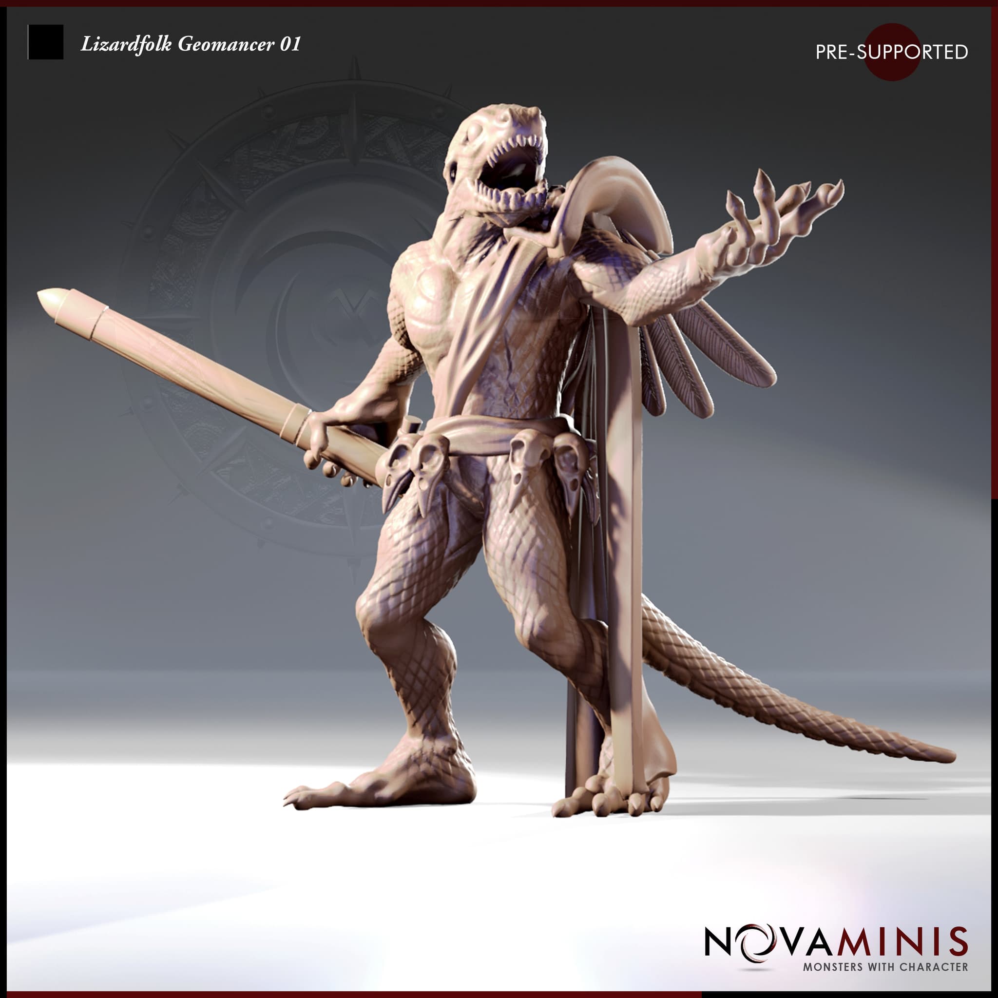 Lizardfolk Geomancer 01