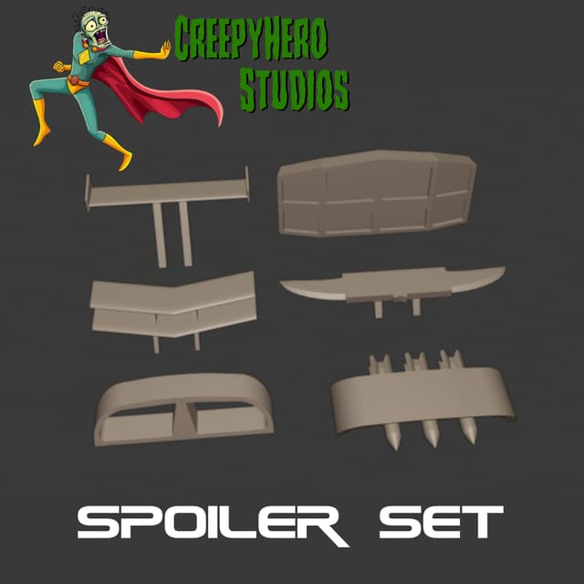 Gaslands Spoiler Set