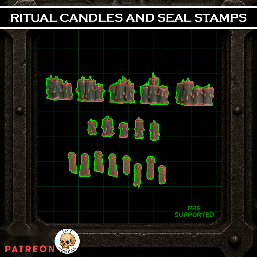 Ritual Candles and Seal Stamps