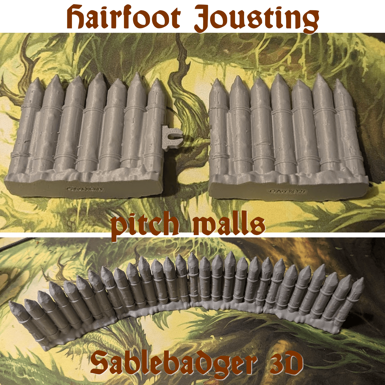 Hairfoot Jousting - Log Wall Pitch/Arena