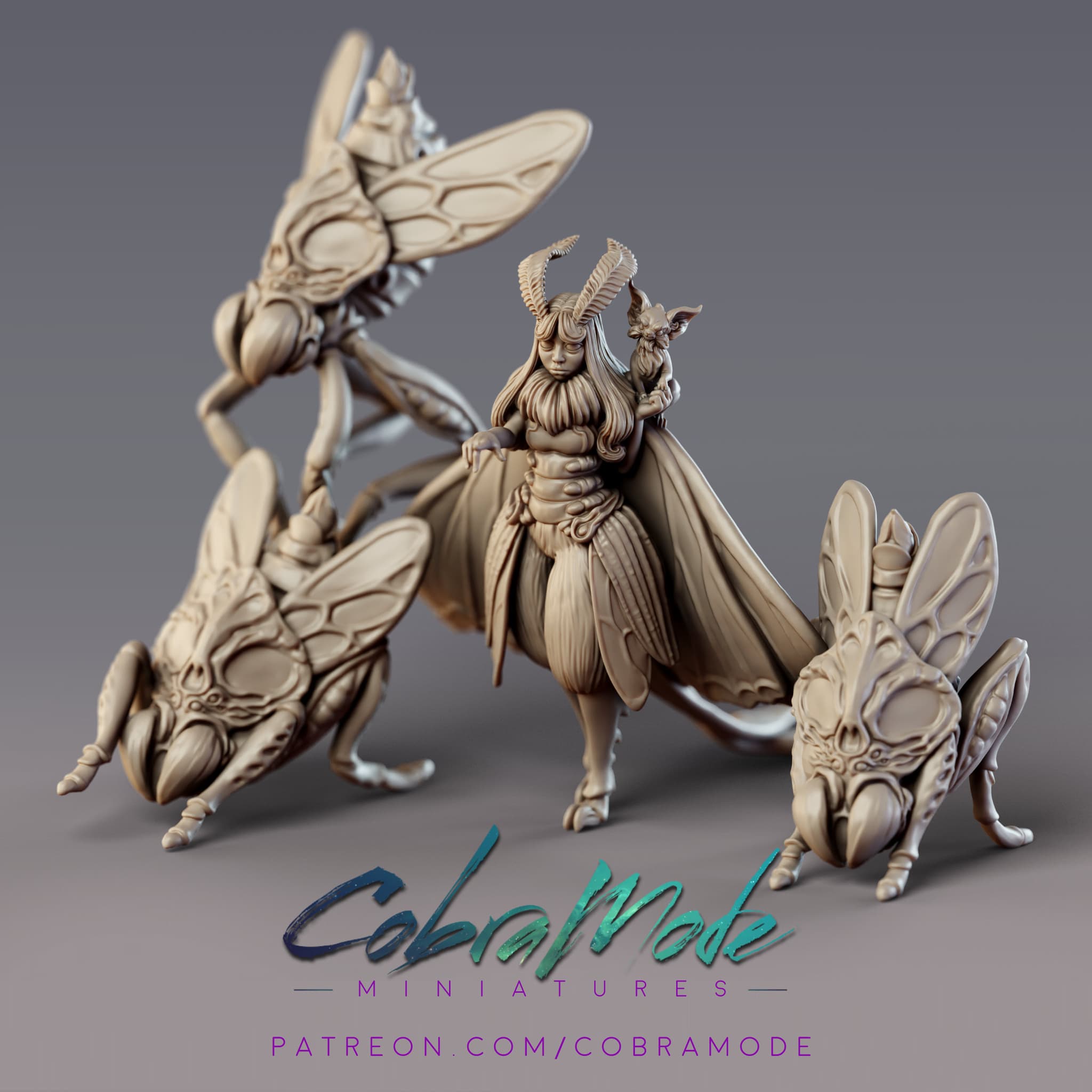 Pyrina, Fidelium Moth Tamer and Insect Pets (Pre-Supported)