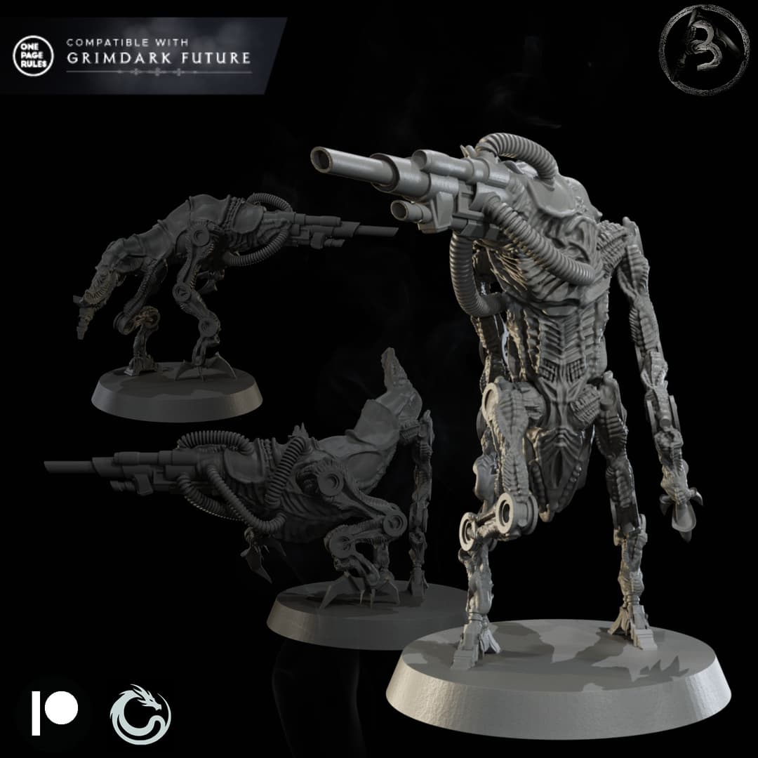 Mechanical Hive Gun Drone