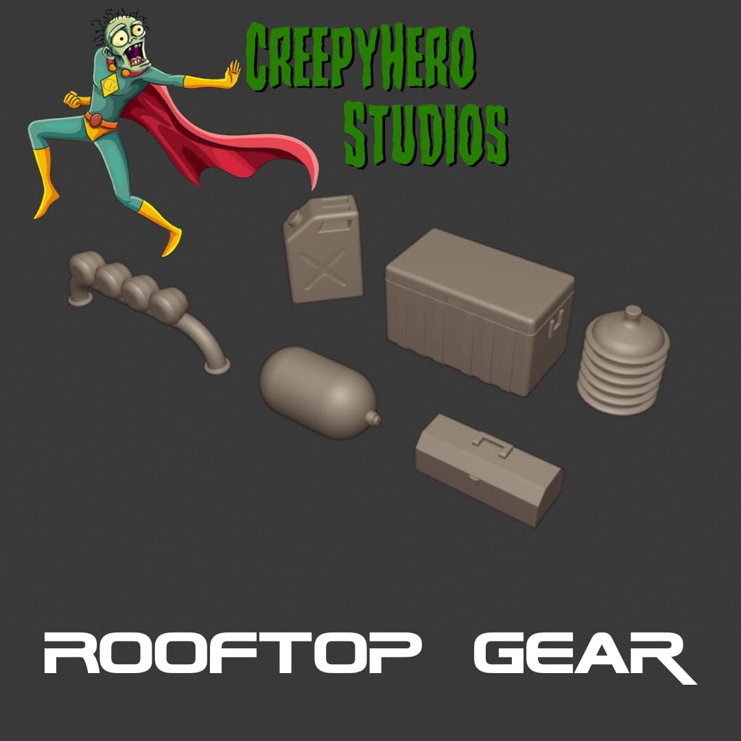 Gaslands Rooftop Gear Set