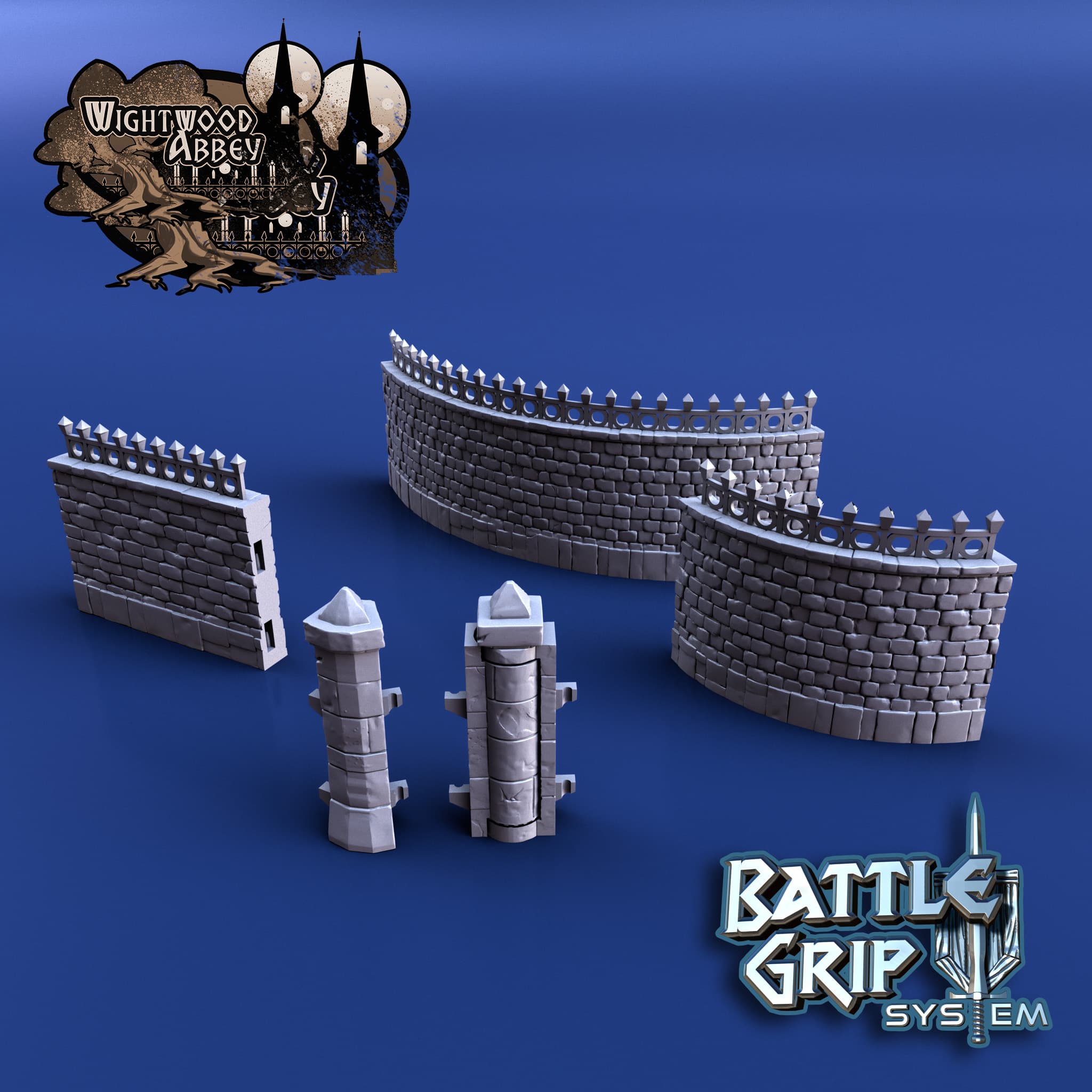 Medieval Modular Walls – Curves and Angles Expansion set