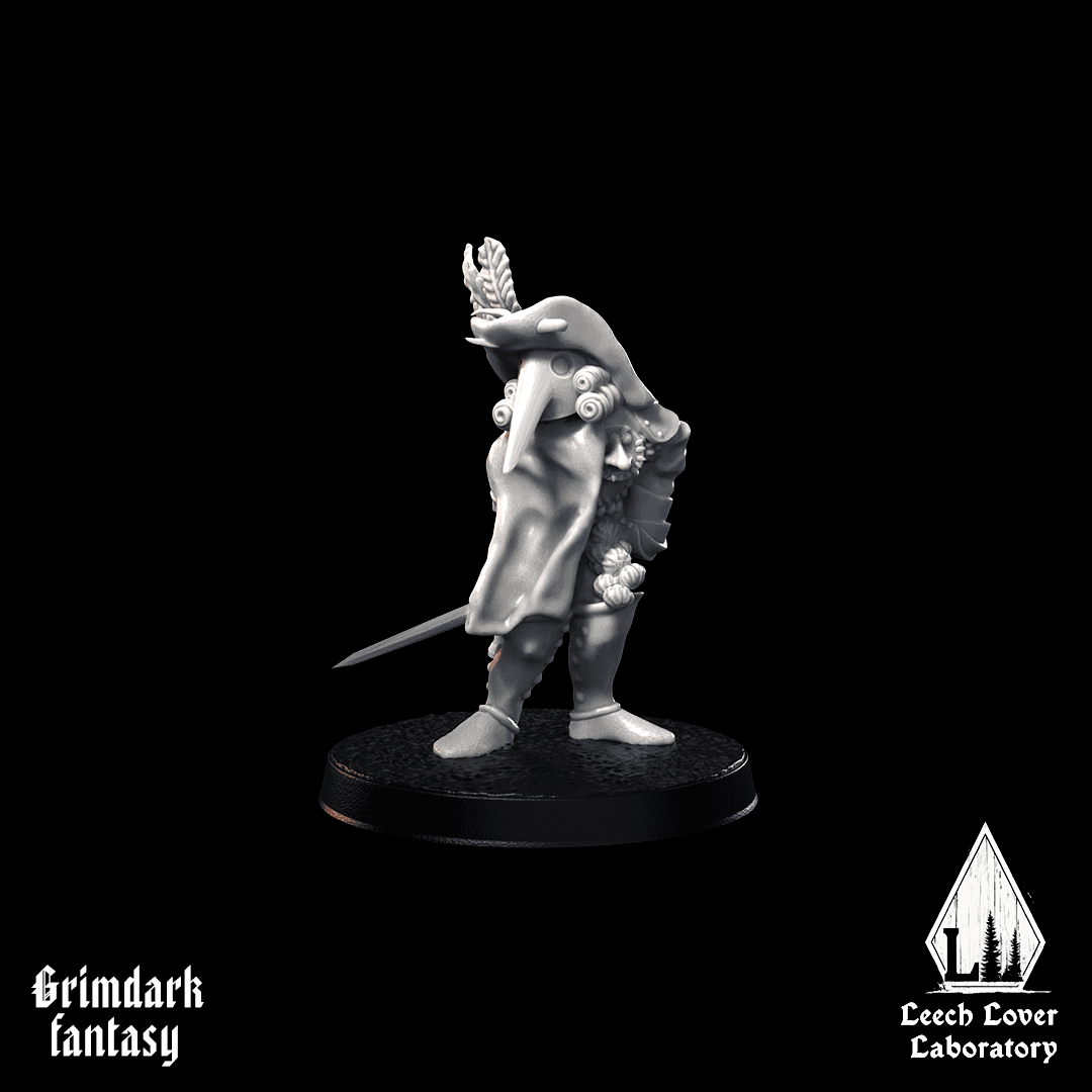 Musketeer Snob for miniature-agnostic grimdark wargames