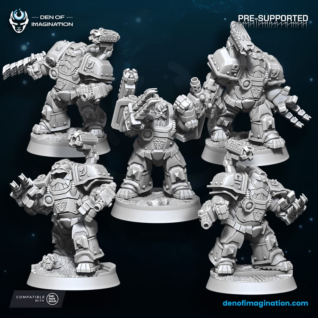 Space Dwarfs - Khazaroth Empire Iron Moles Unit