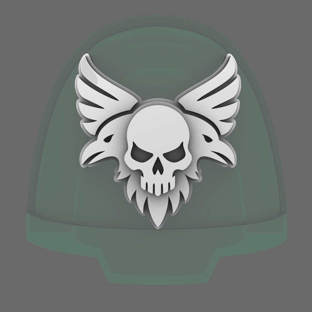 Skull Ravens V10B Shoulder Symbols
