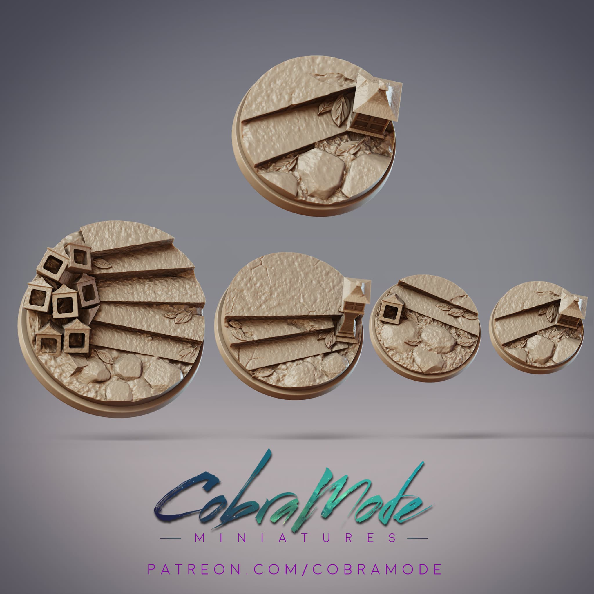 Temple Stairs Base Pack (4pc)