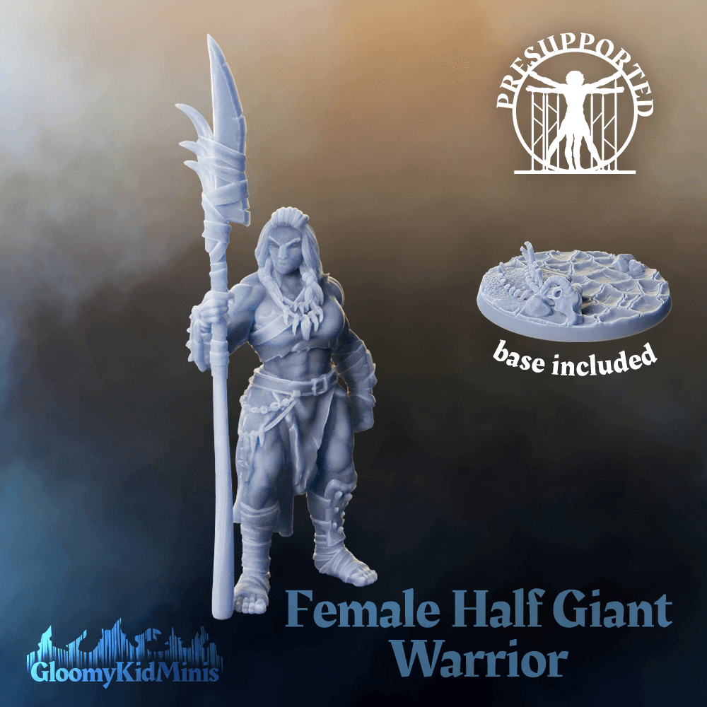 Female Half-Giant Warrior