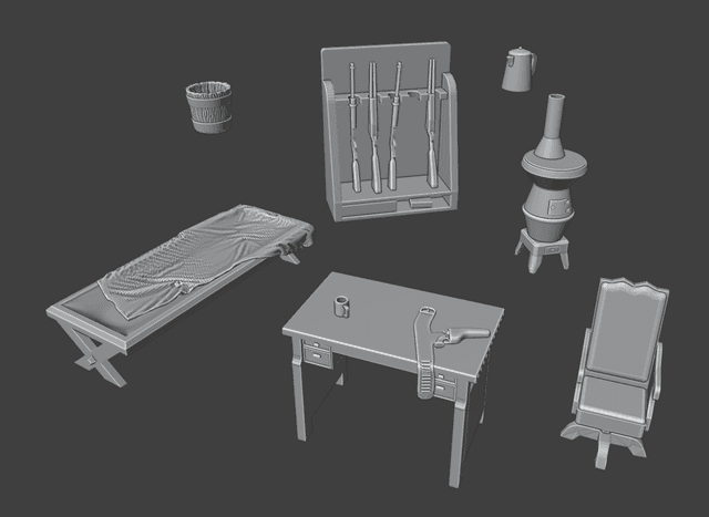 Wild West Jailhouse Furniture Set