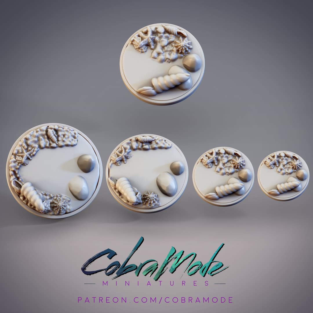 Shell and Water Bases (4 pack)