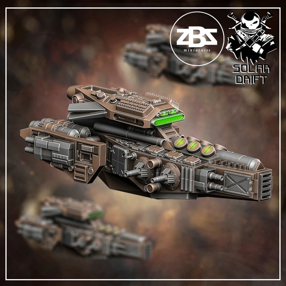 Pirate frigate (Solar Drift)