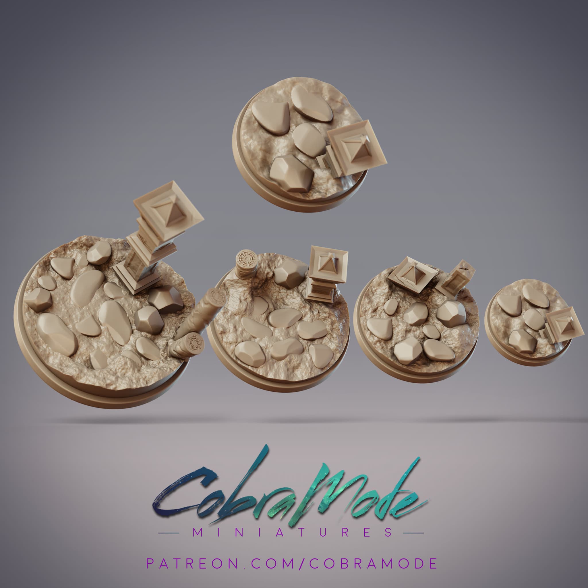 Dry Rock Base Pack (4pcs)