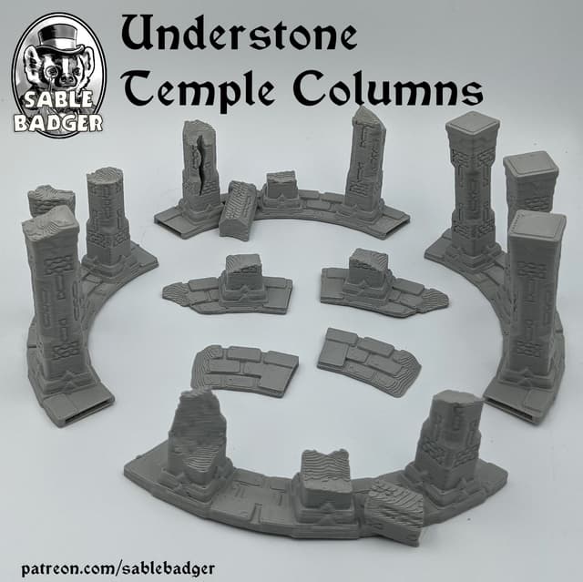 Undertsone - Temple Columns terrain