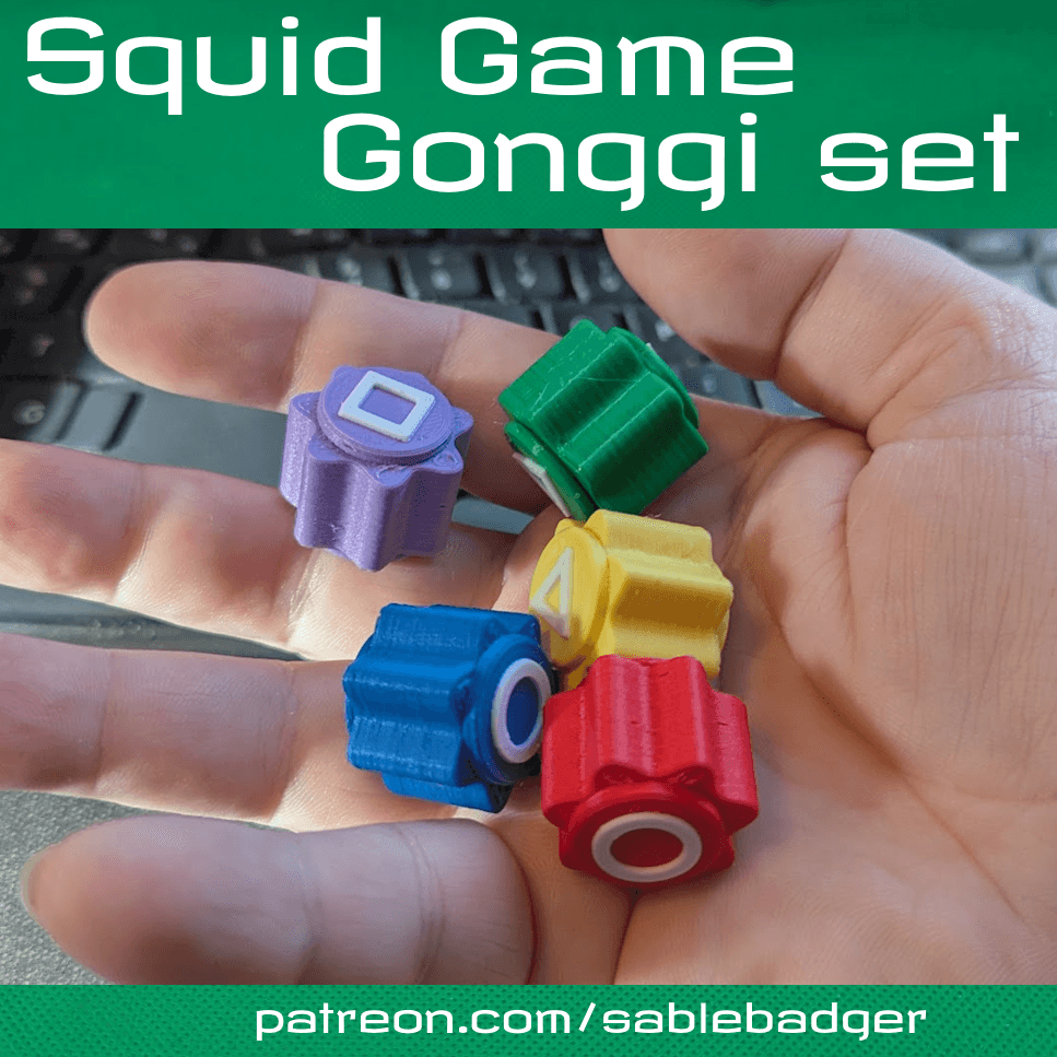 Squid Game-Inspired Gonggi Set with Box