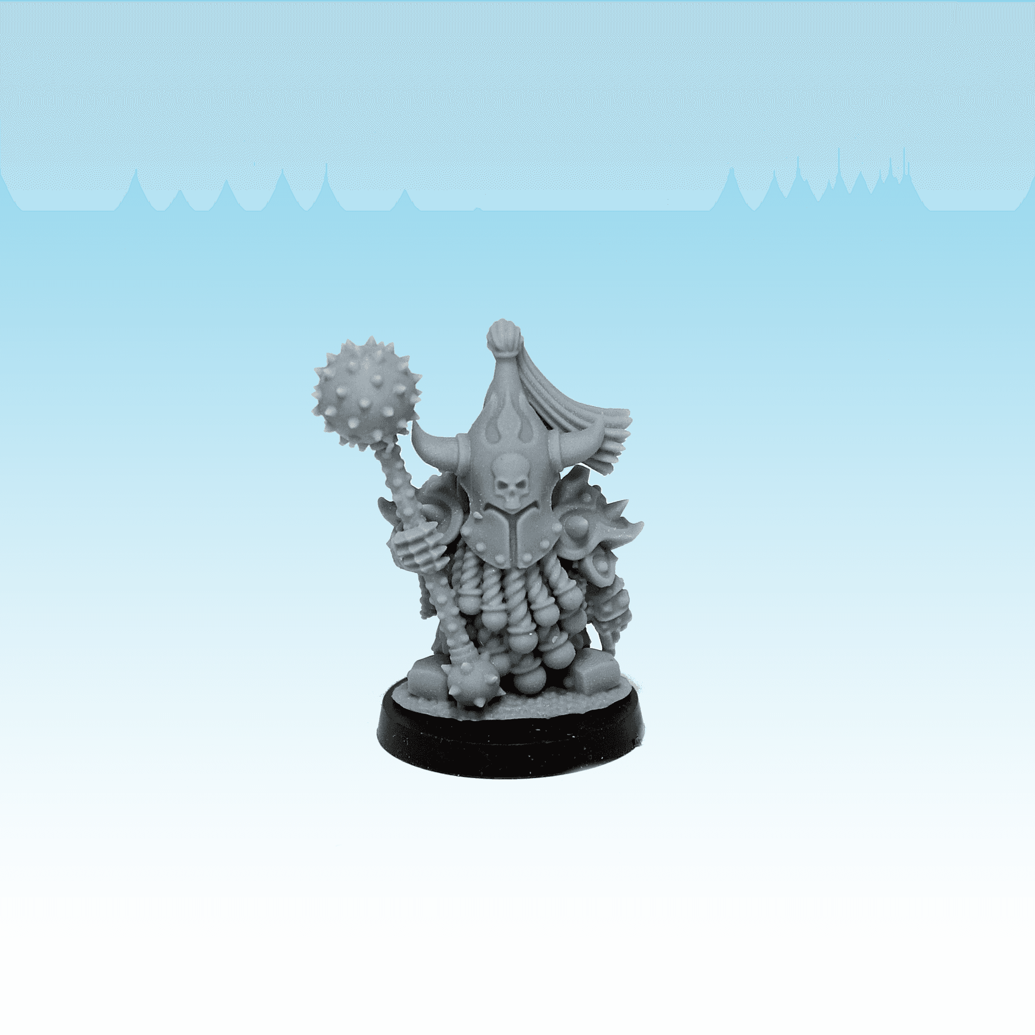 Dwarf with mace standard