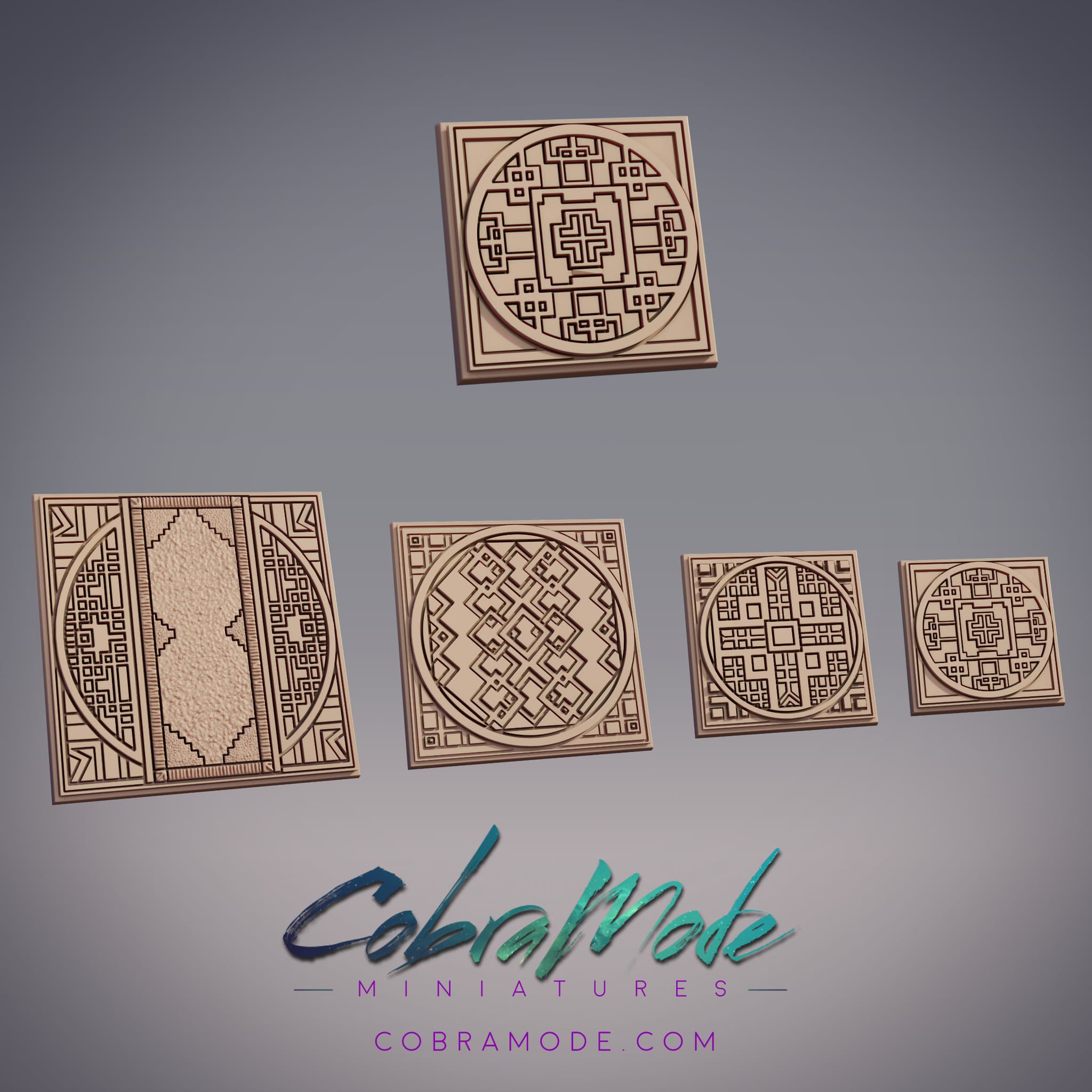 Imperial Hall Square Base Pack (4pcs)