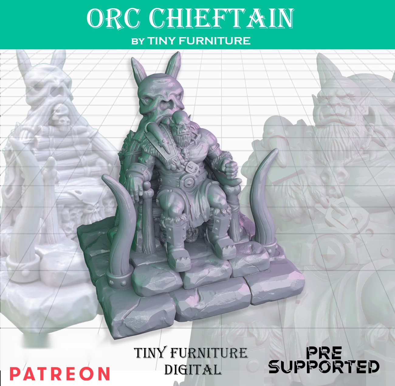 Orc Chieftain (SITTING FOLKS)