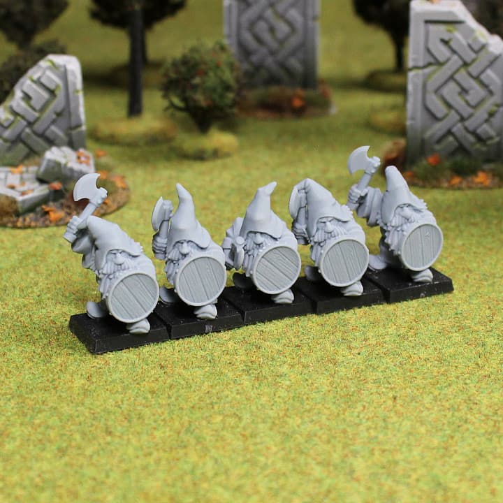 Dwarf Rangers with axes