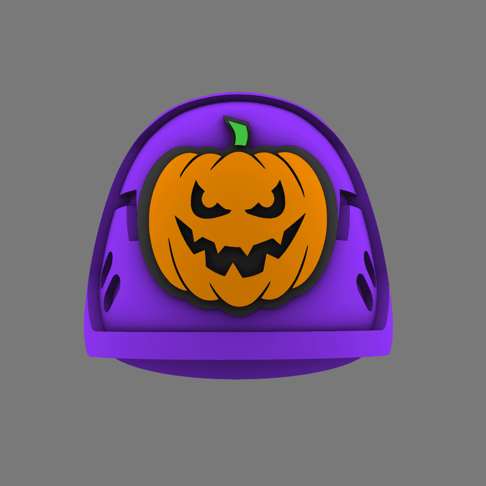 Pumpkin Lords V7 Heart Shoulder Pads