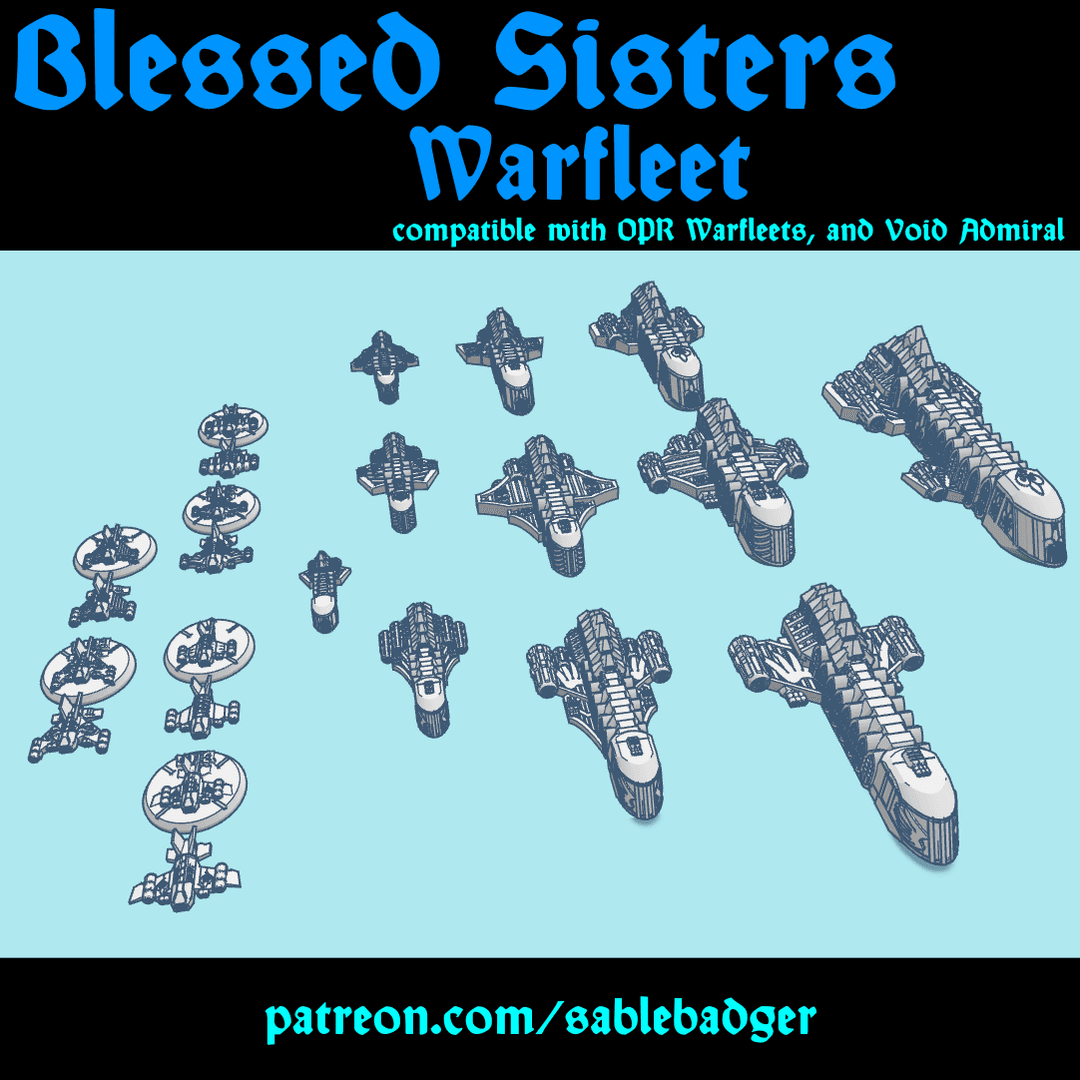 OPR - Warfleets - Blessed Sisters Fleet