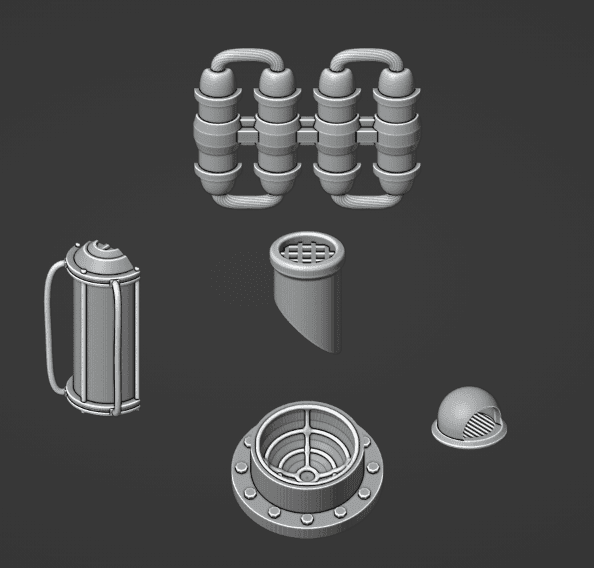 Gaslands 20mm Scale High Tech Accessories Set