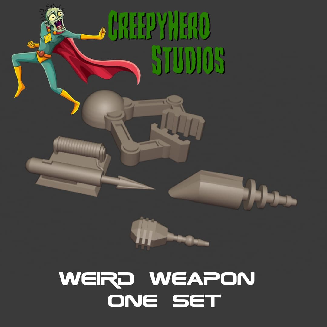 Gaslands Weird Weapon One Set