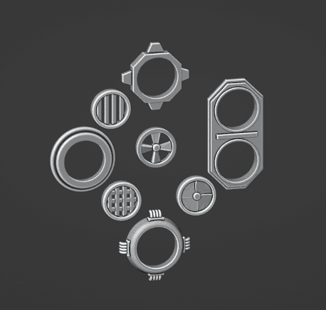 Science Fiction Greeble Four