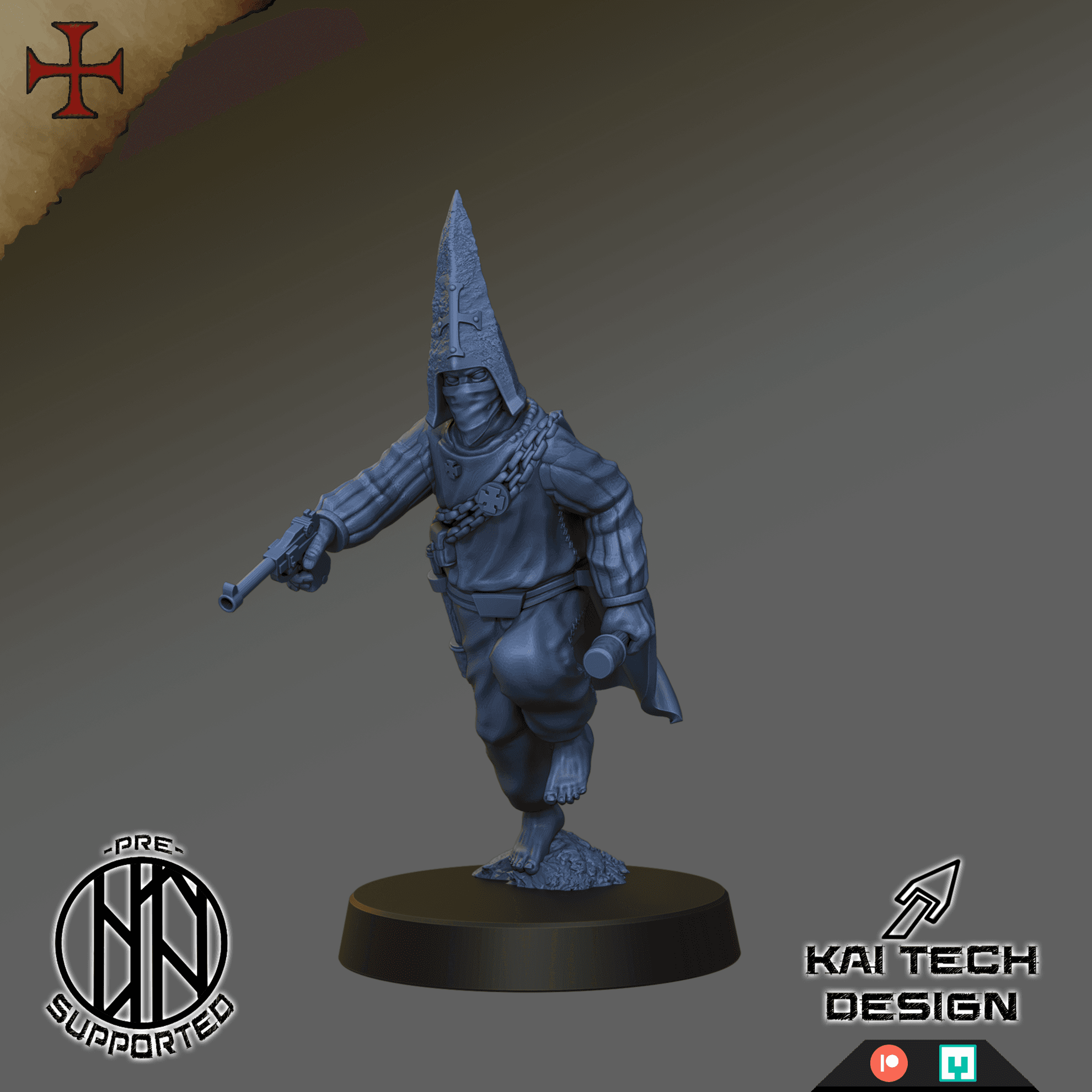 Devoted Cultists - Soldier 2, pistol, granade