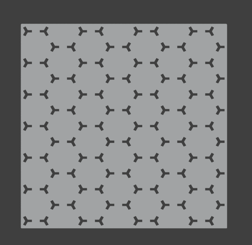 28mm Hexplate Stencil