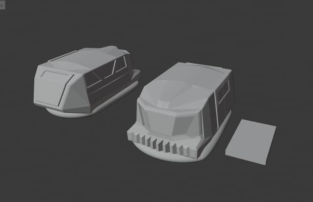 Sci-fi Hover-van