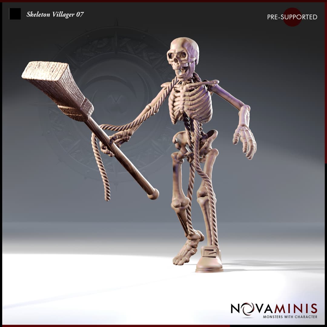 Skeleton Villager 07