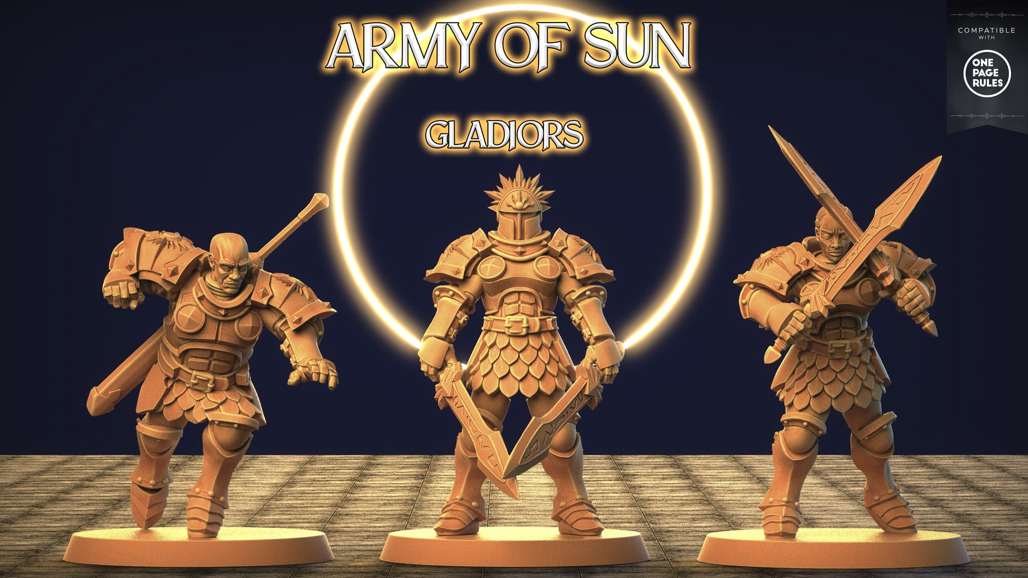 Pack 3 Gladiors and 1 Head OPR Compatible