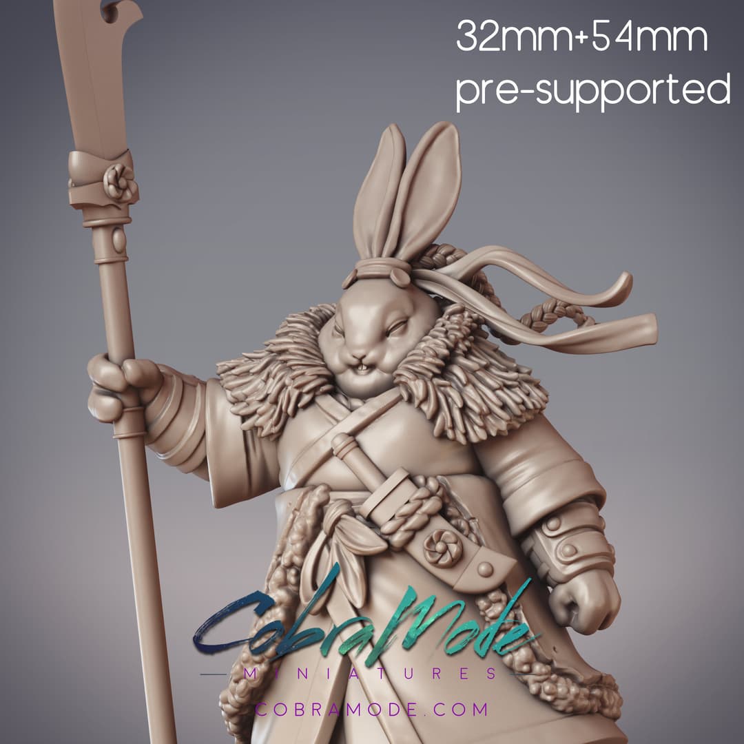 Rabbit Folk Warrior - Cloud Sunder, Guanghan General (Pre-supported)