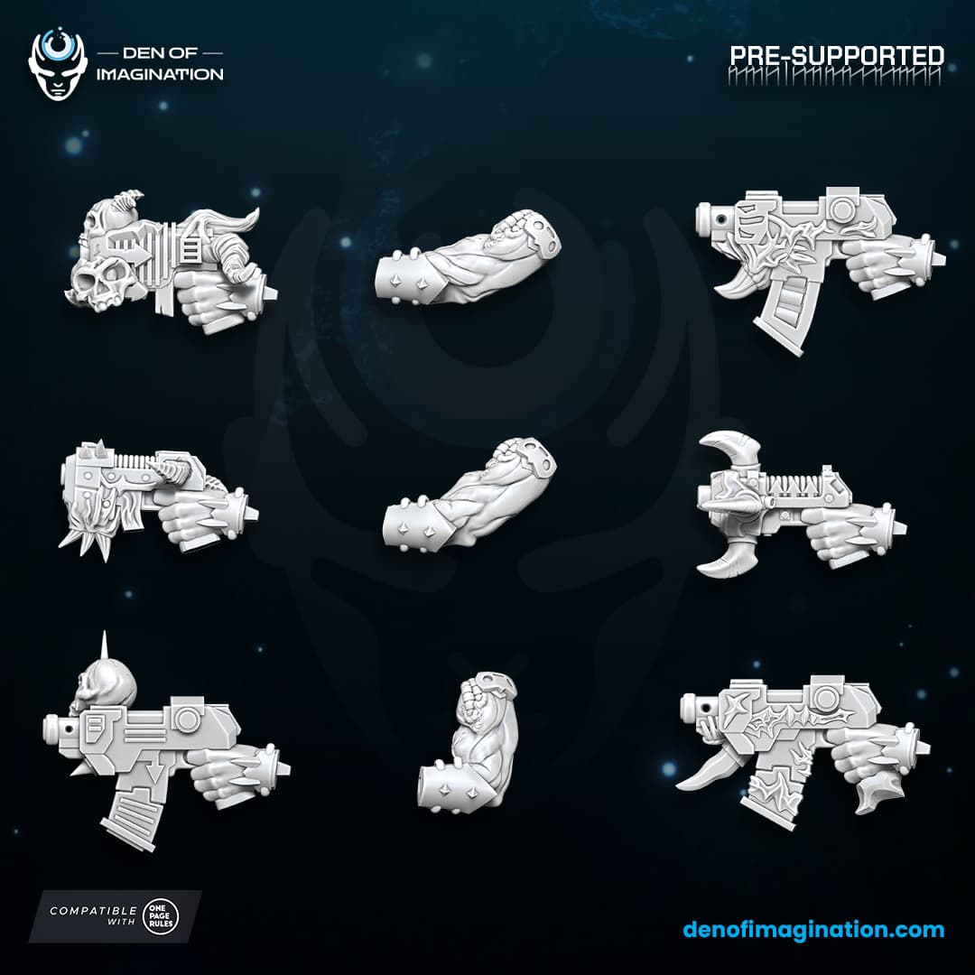 Chaos Wrath - Savage Gladiator Pistols set