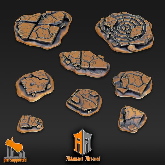 Basing Bits - Marble Tiles