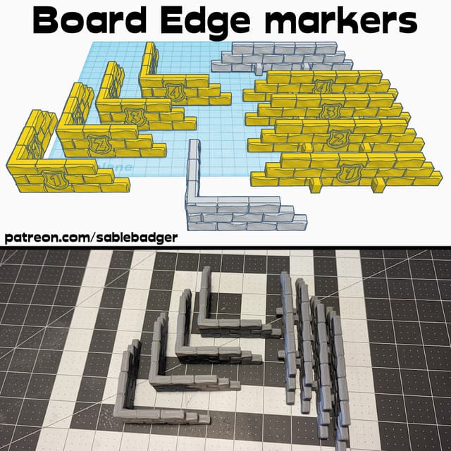 Board Edge Markers - Tilestone